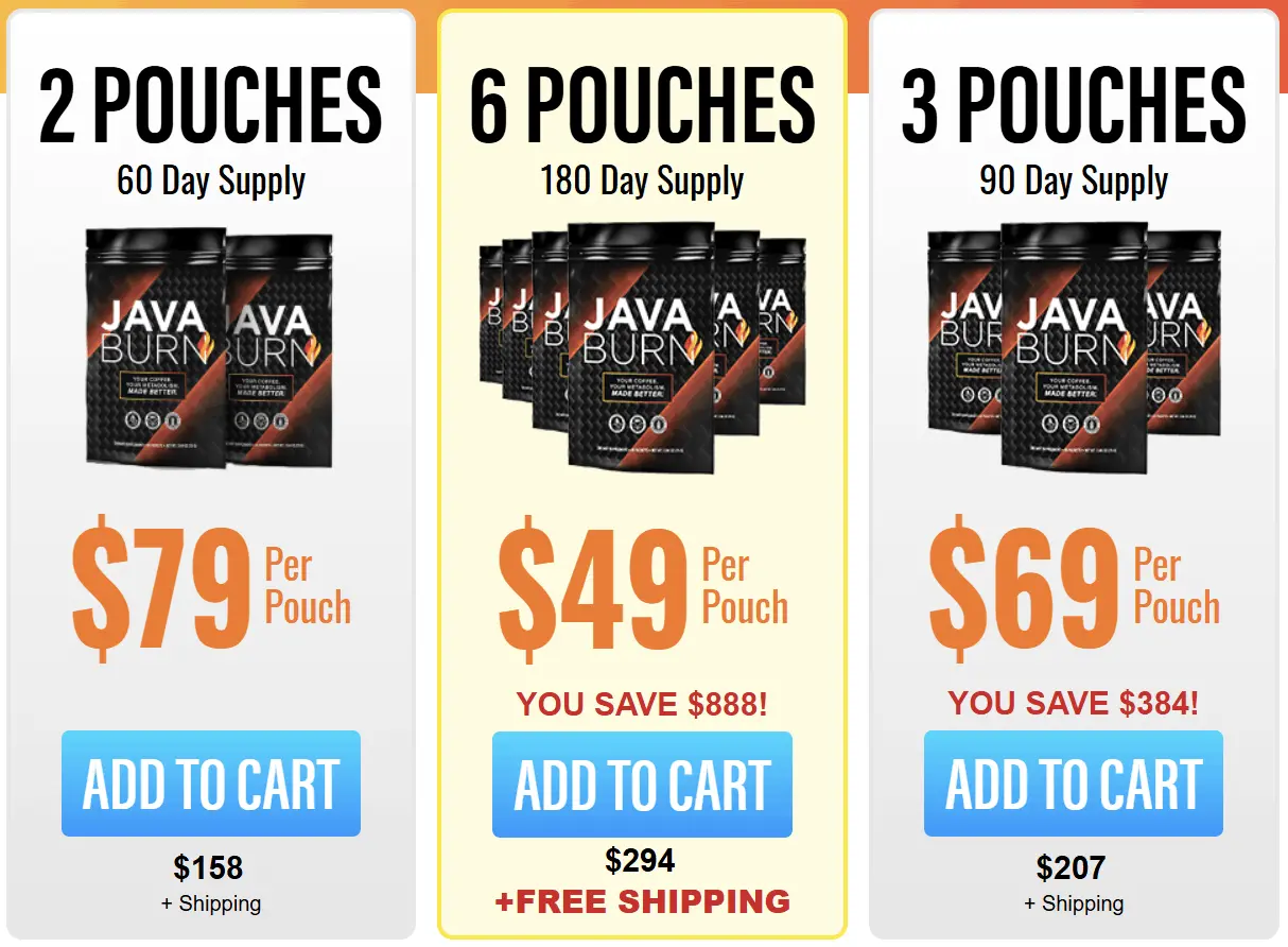 java burn discount